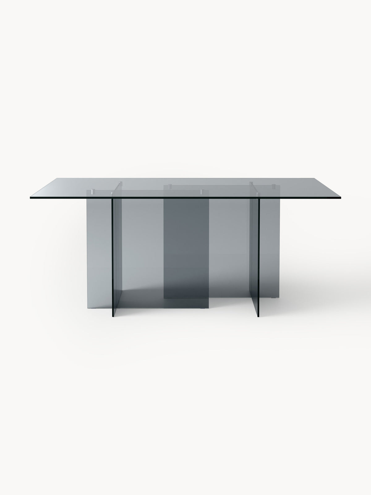 Anouke Dining Table in Glass, 180 x 90 cm