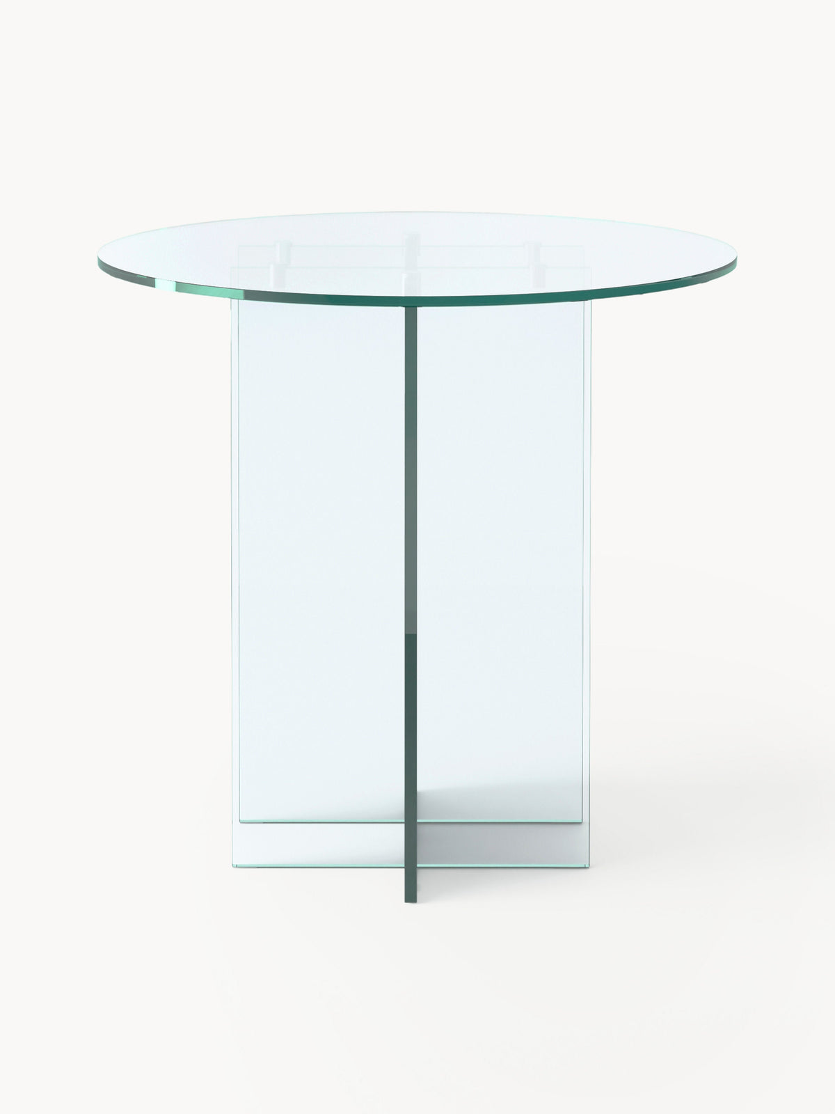 Anouke Round Dining Table in Glass, in Various Sizes