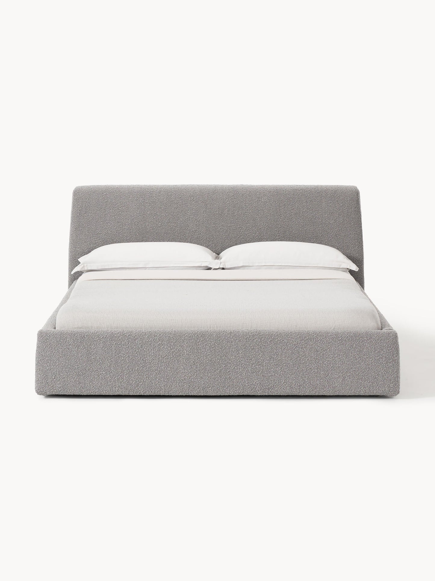 Clovis Bouclé Upholstered Bed