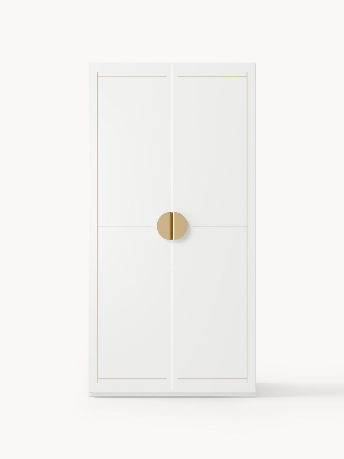 Denelle Modular Hinged-Door Wardrobe, 100 cm Wide, in Various Sizes