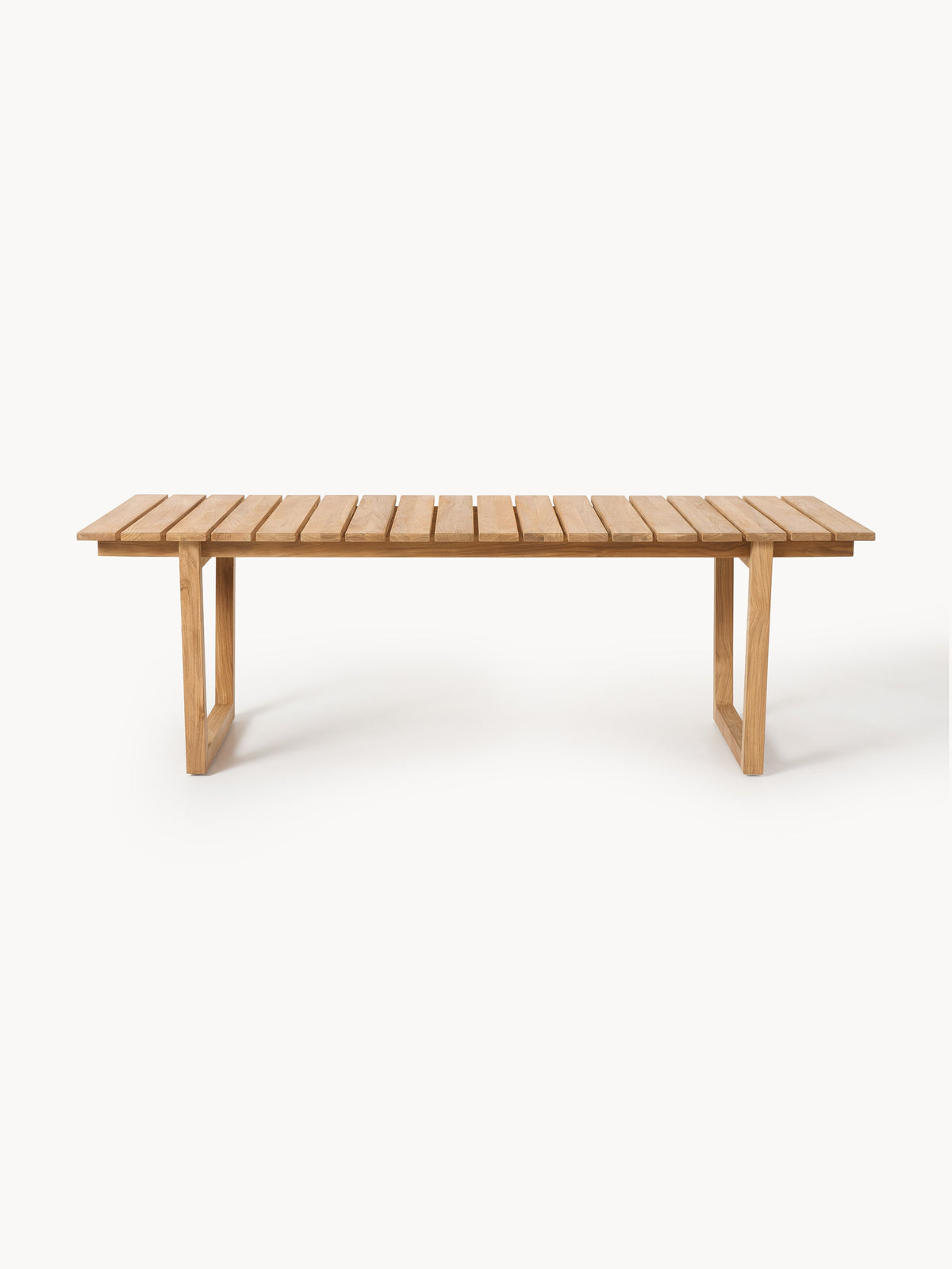 Eikan Garden Table in Teak Wood, 229 x 100 cm