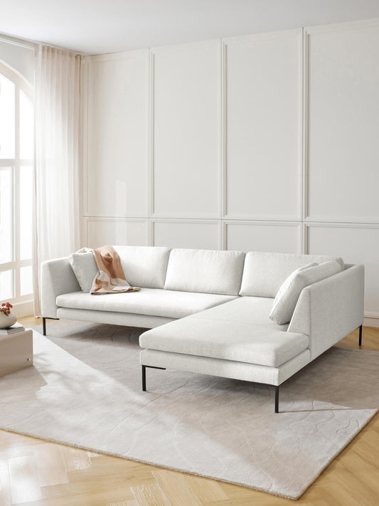 Emmelie Corner Sofa with Metal Legs