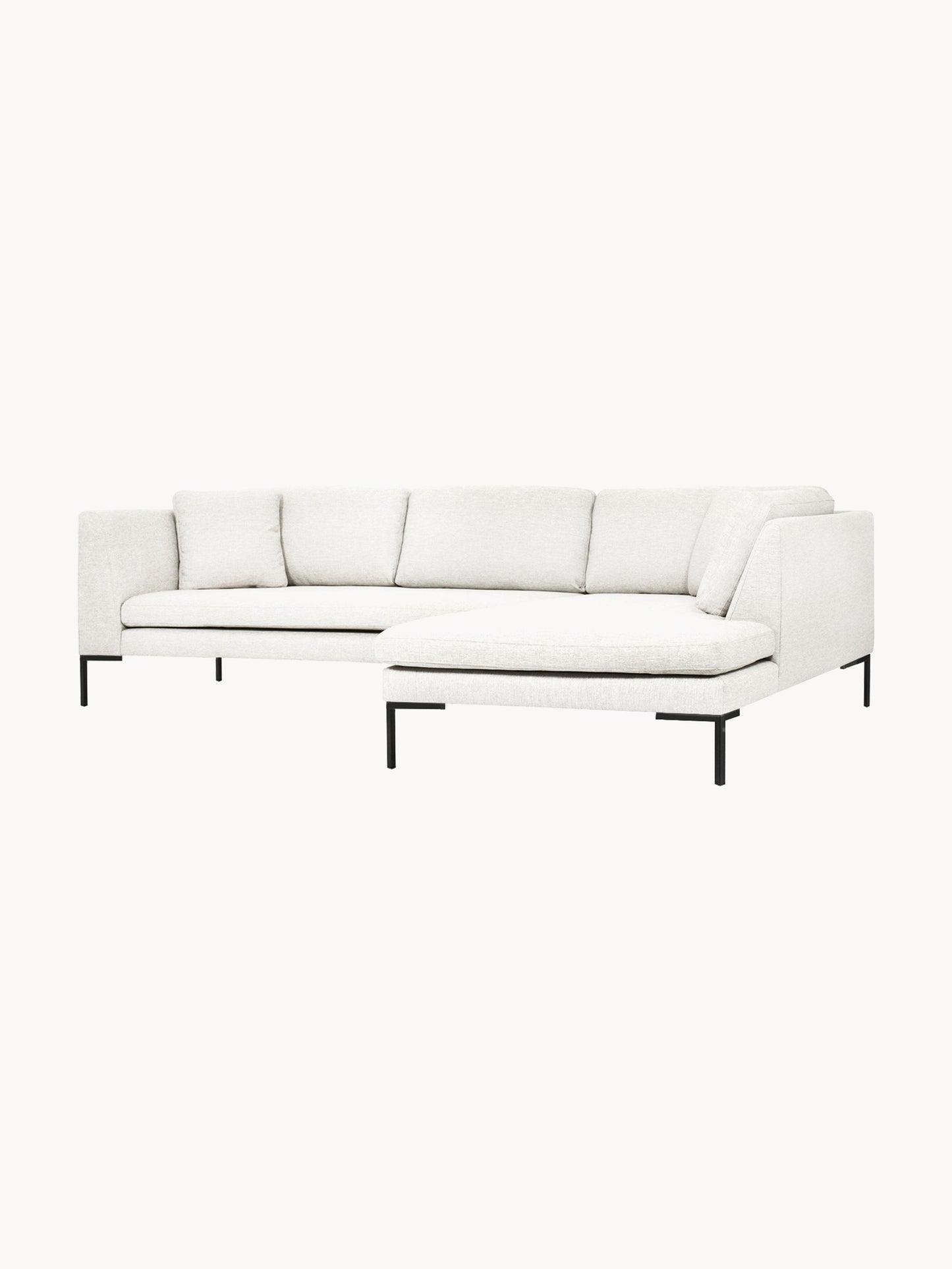 Emmelie Corner Sofa with Metal Legs