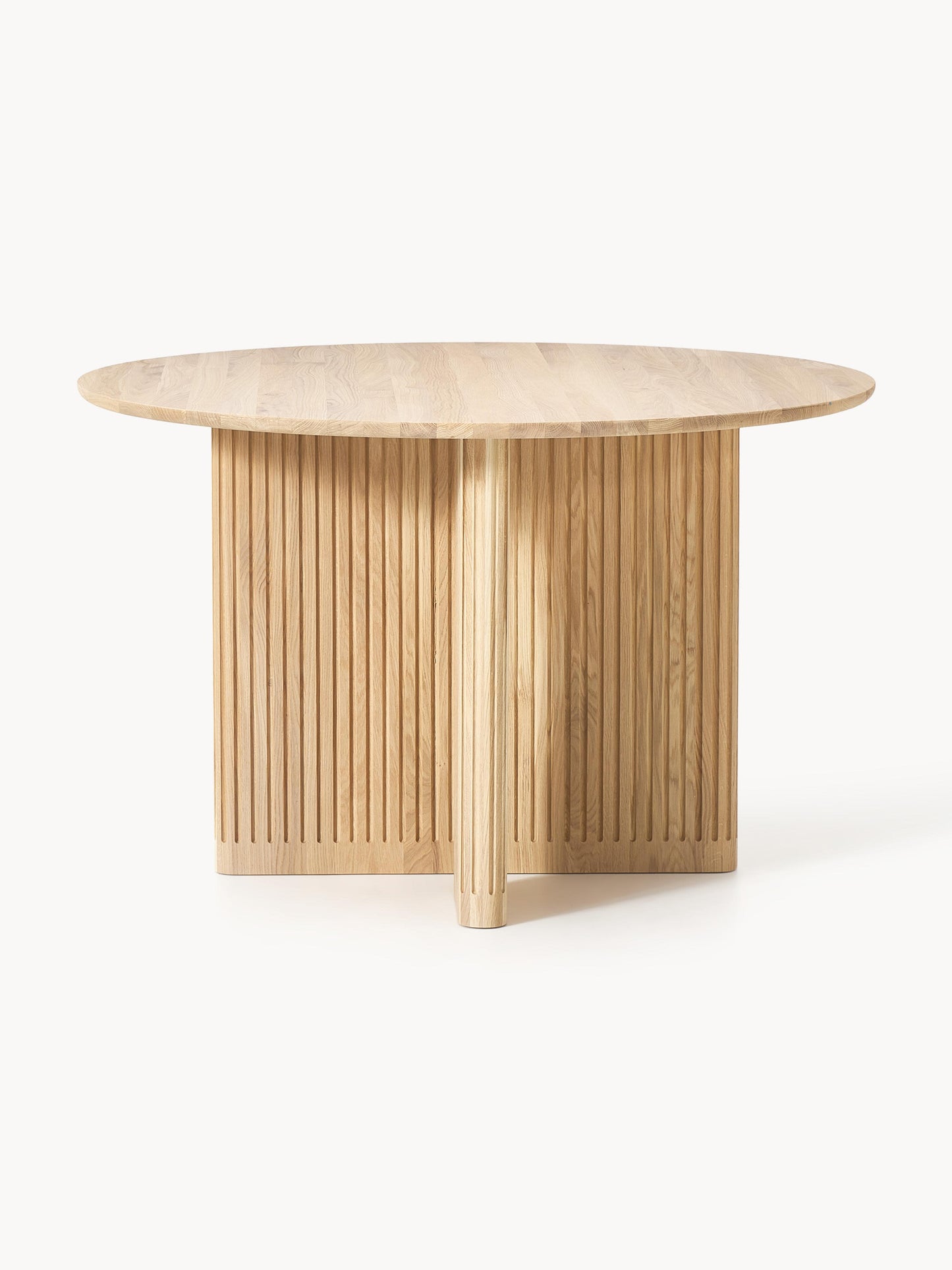 Jolina Round Dining Table in Oak, Ø 120 cm