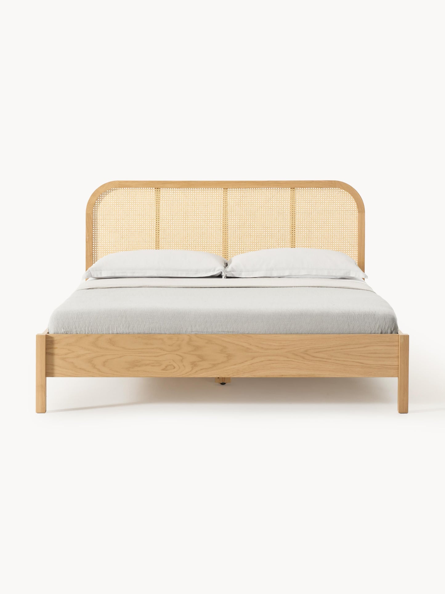 Jonell Wooden Bed with Vienna Cane Headboard