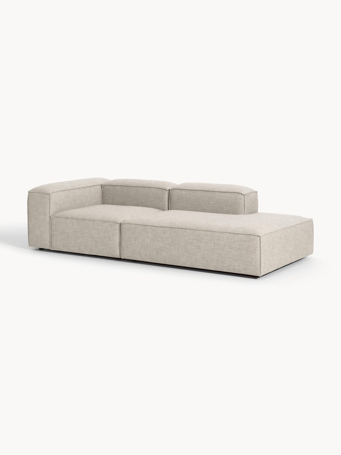 Lennox Modular Linen Blend Ottoman