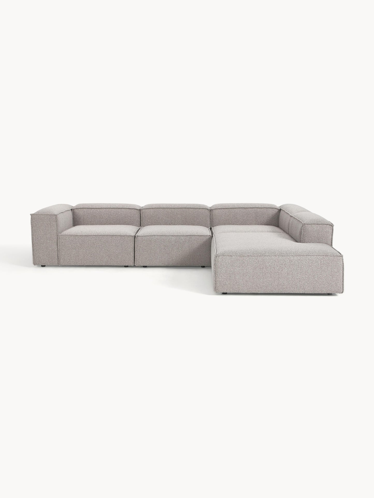 Lennox Modular XL Bouclé Corner Sofa (4-Seater)