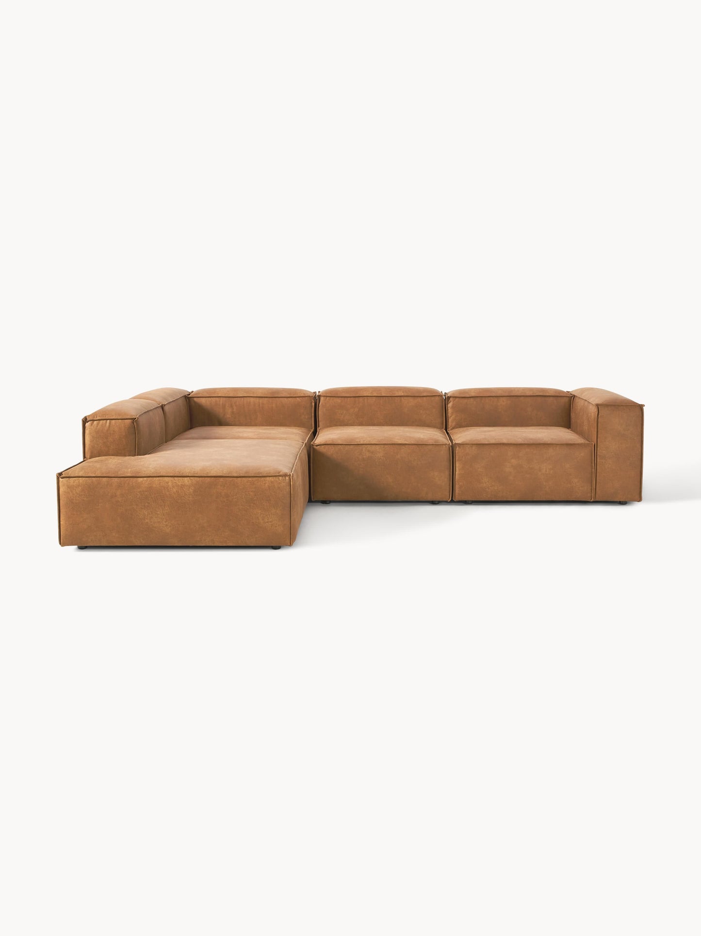 Lennox Modular XL Corner Sofa (4-Seater) in Leather