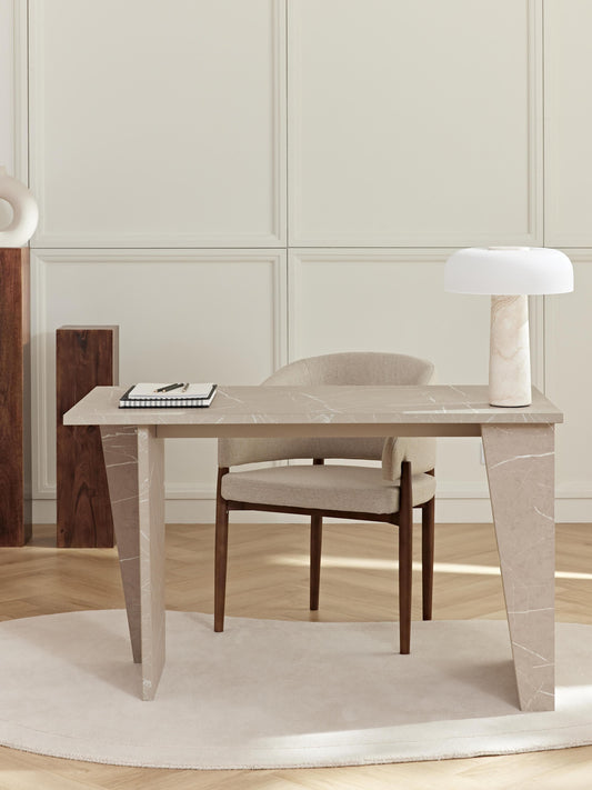 Lianor Desk in Travertine Look
