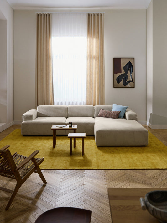 Melvie Corner Sofa in Corduroy (4-Seater)