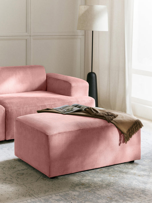 Melvie Stool in Corduroy, W 99 x D 72 cm