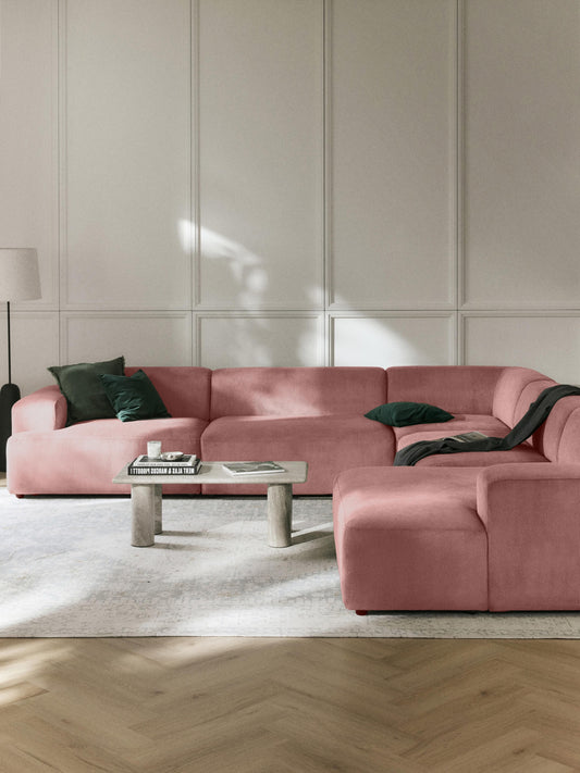 Melvie XL Corner Sofa in Corduroy