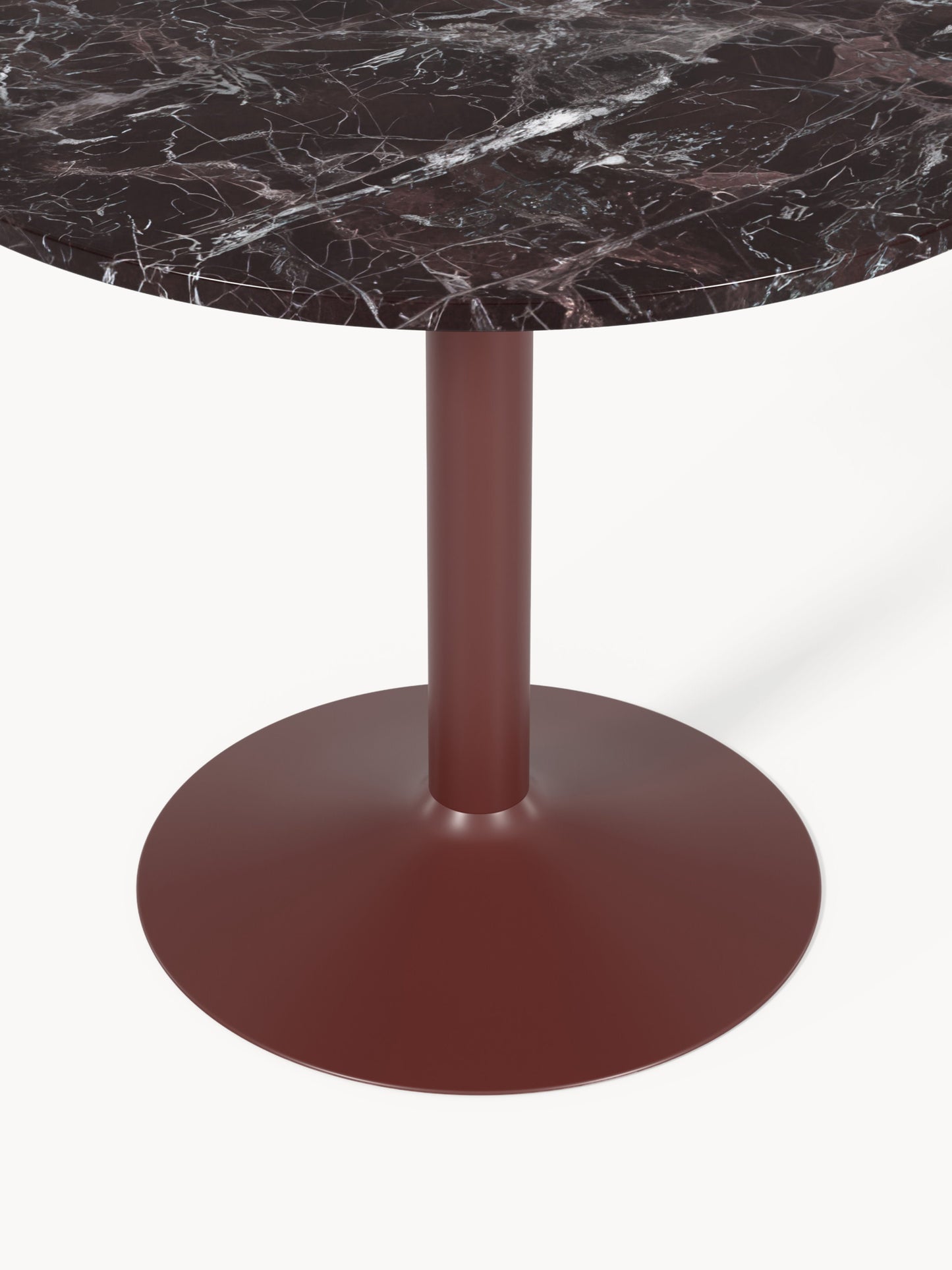 Mileva Round Marble Dining Table, Ø 90 cm