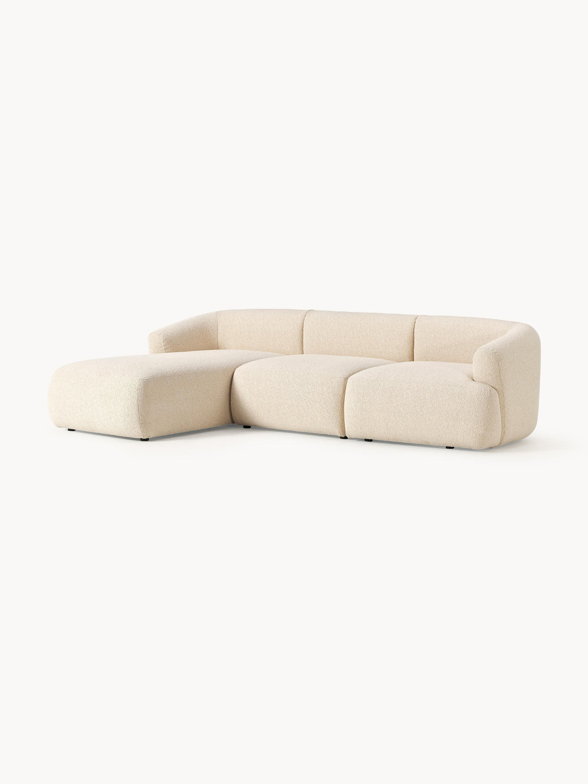 Sofira Bouclé Modular Corner Sofa (3-Seater)