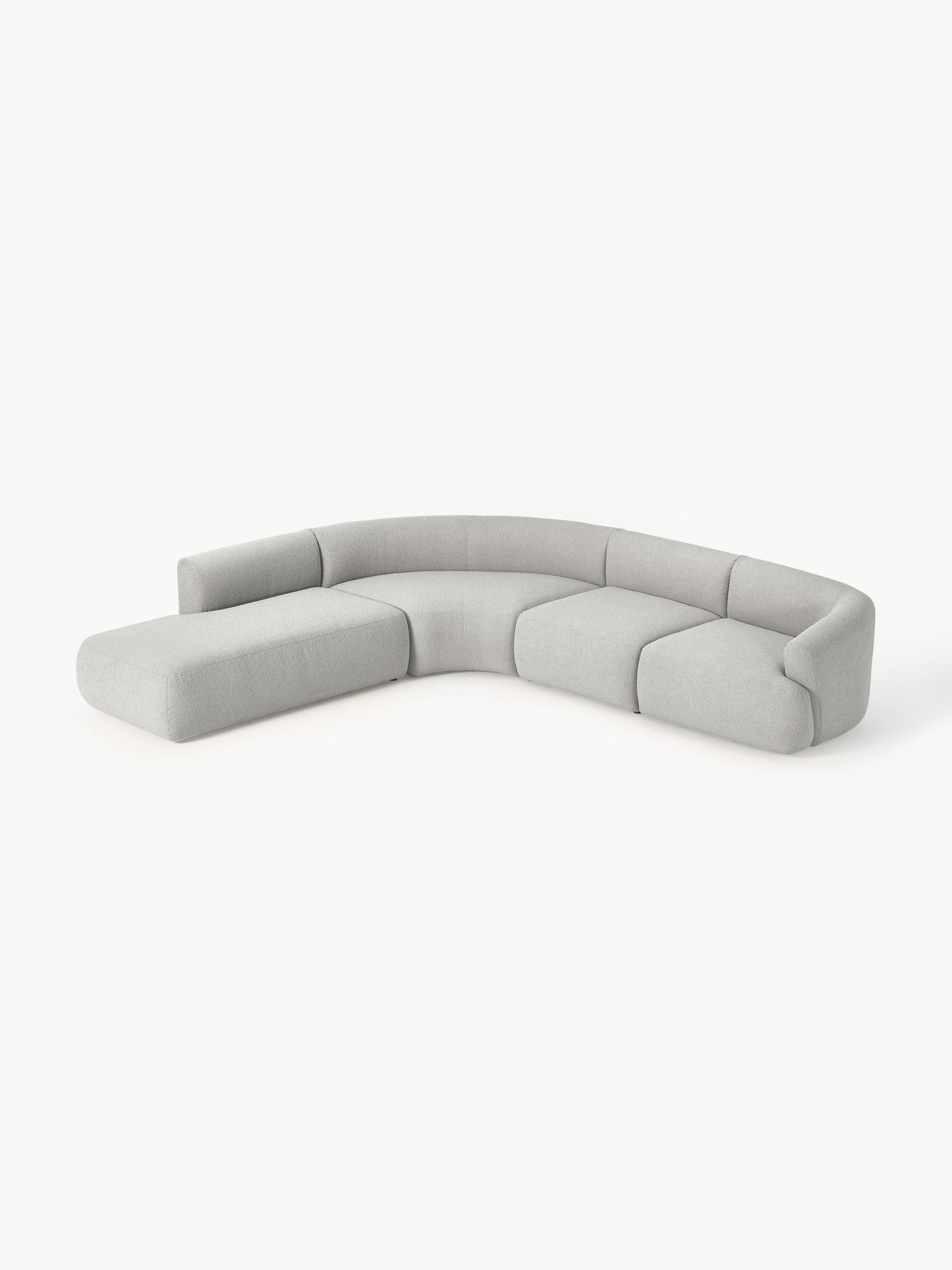 Sofira Bouclé Modular Corner Sofa (4-Seater)