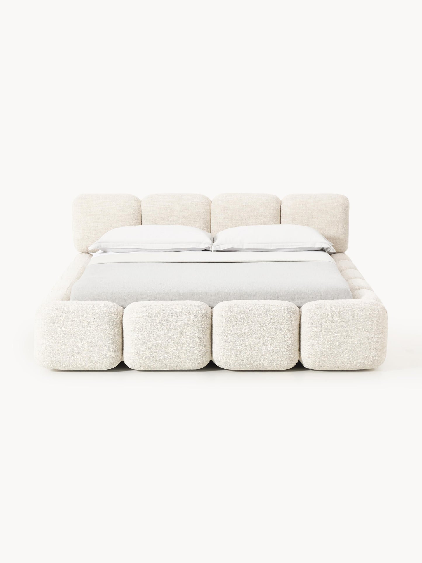 Taylen Upholstered Bed in Bouclé