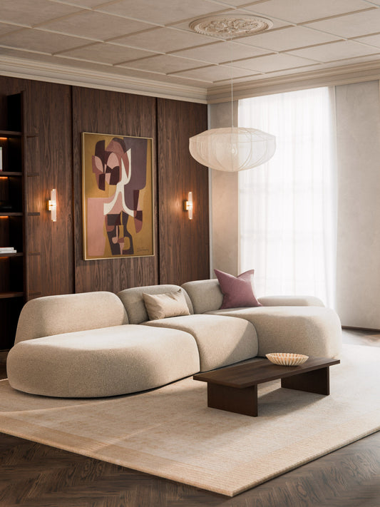 Wolka 4-Seater Modular Corner Sofa with Chaise Longue