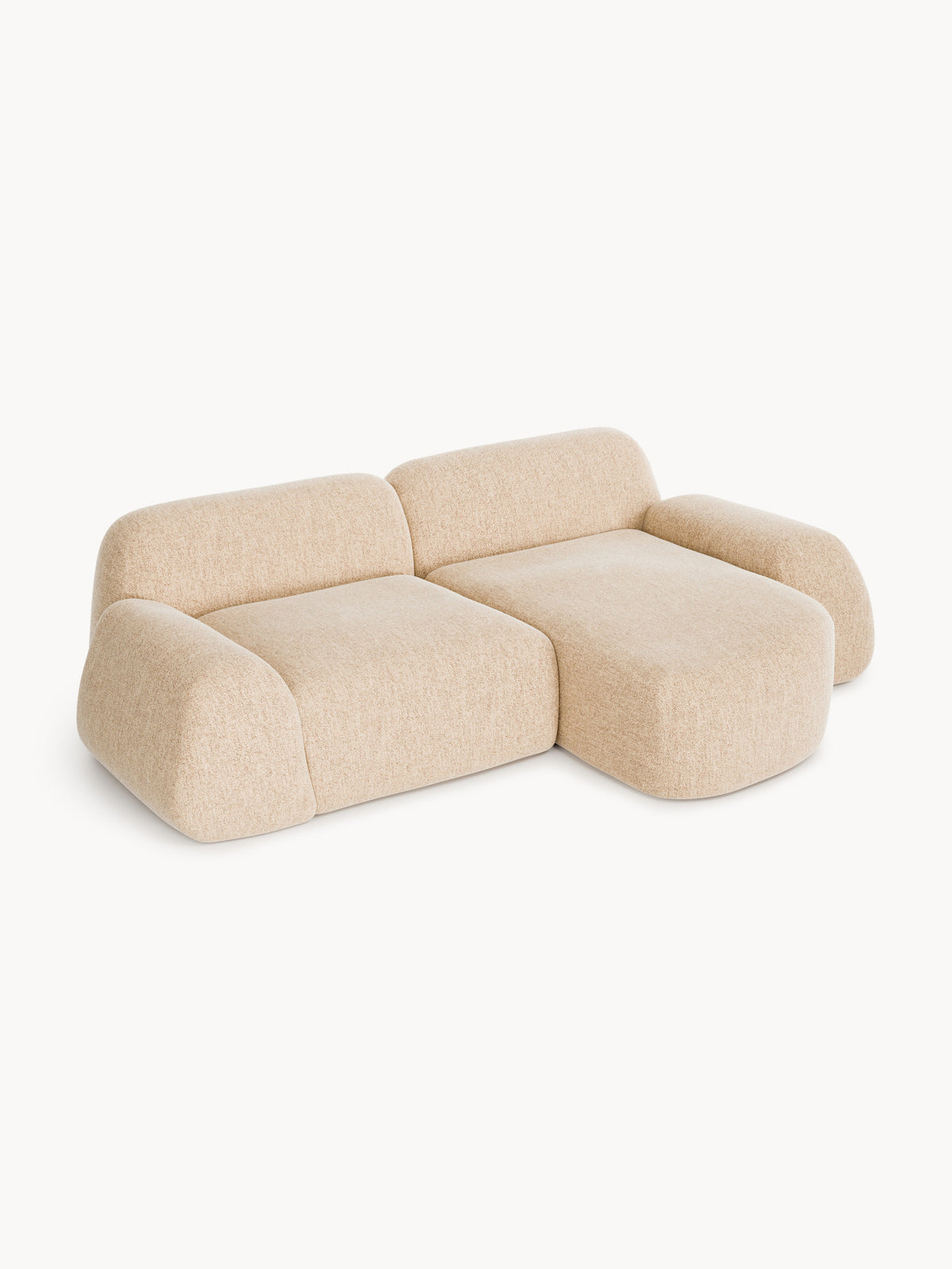 Wolka Bouclé Modular Corner Sofa (3-Seater)