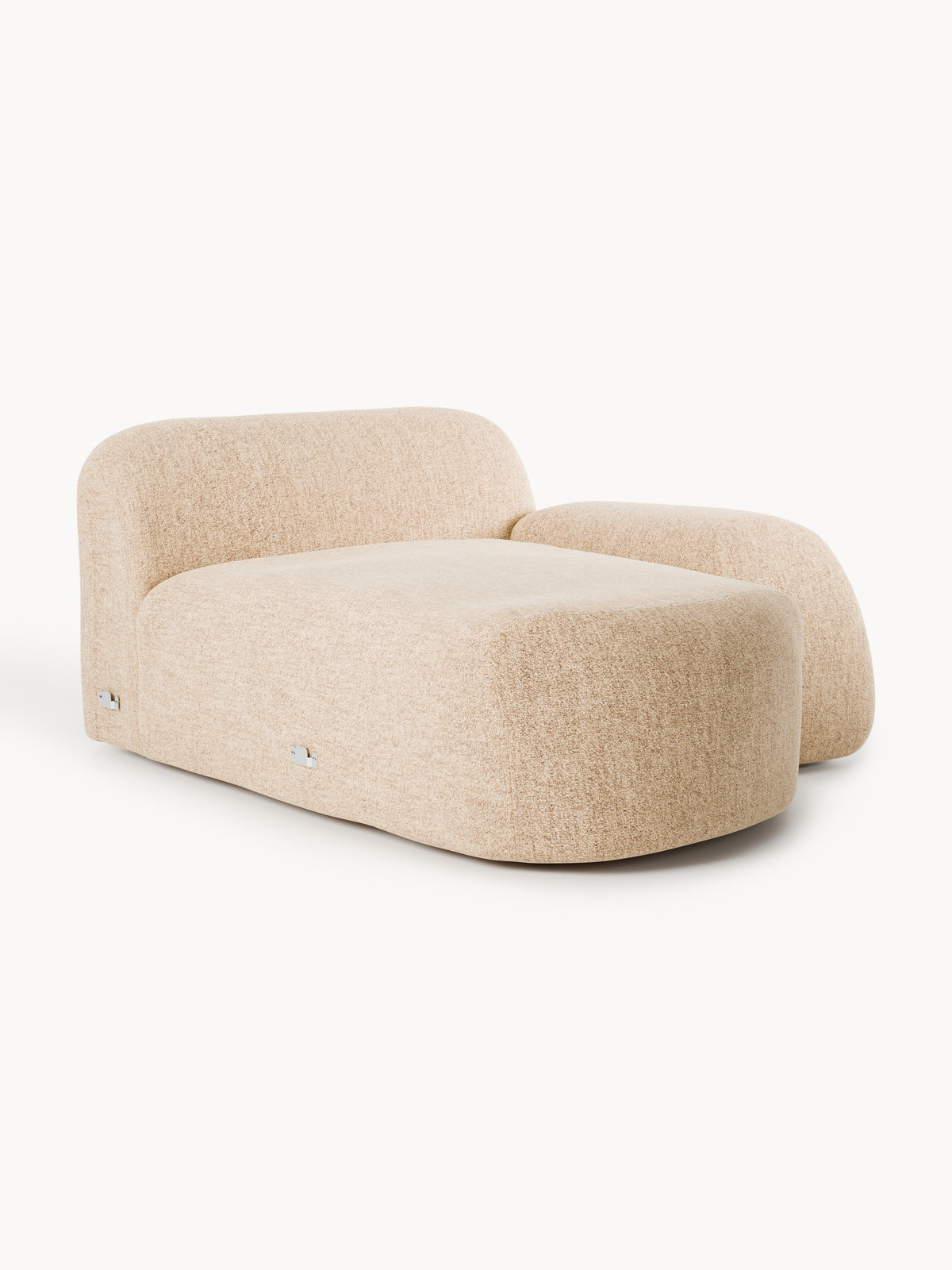 Wolka Chaise Corner Module in Bouclé