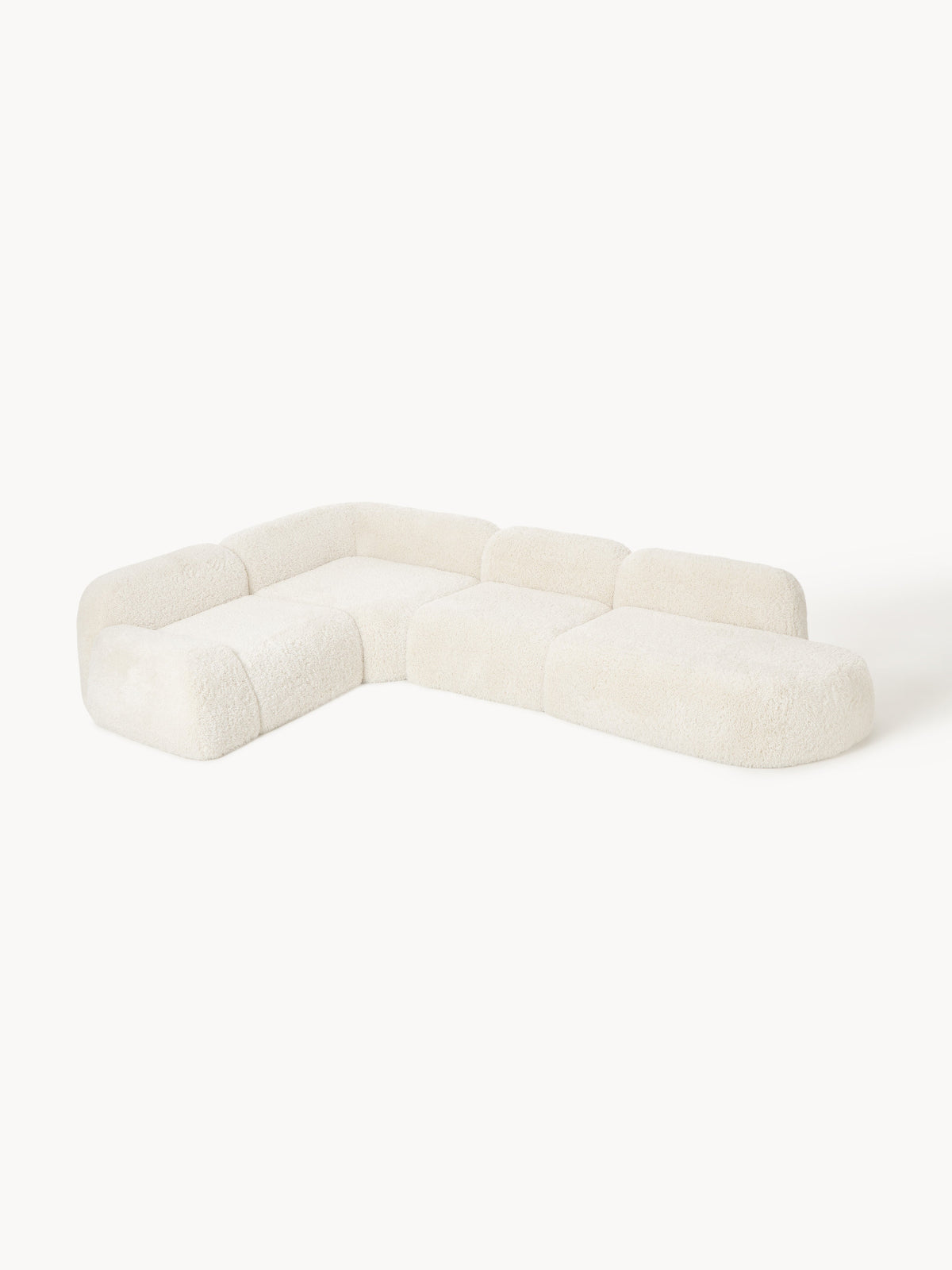 Wolka Modular Teddy XL Corner Sofa with Chaise Longue