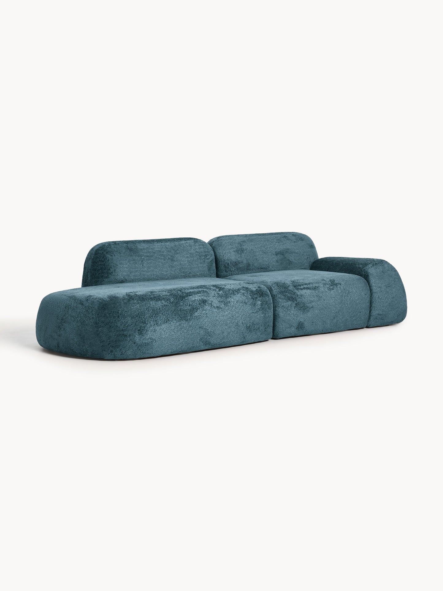Wolka Teddy Bouclé Modular Chaise (3-Seater)