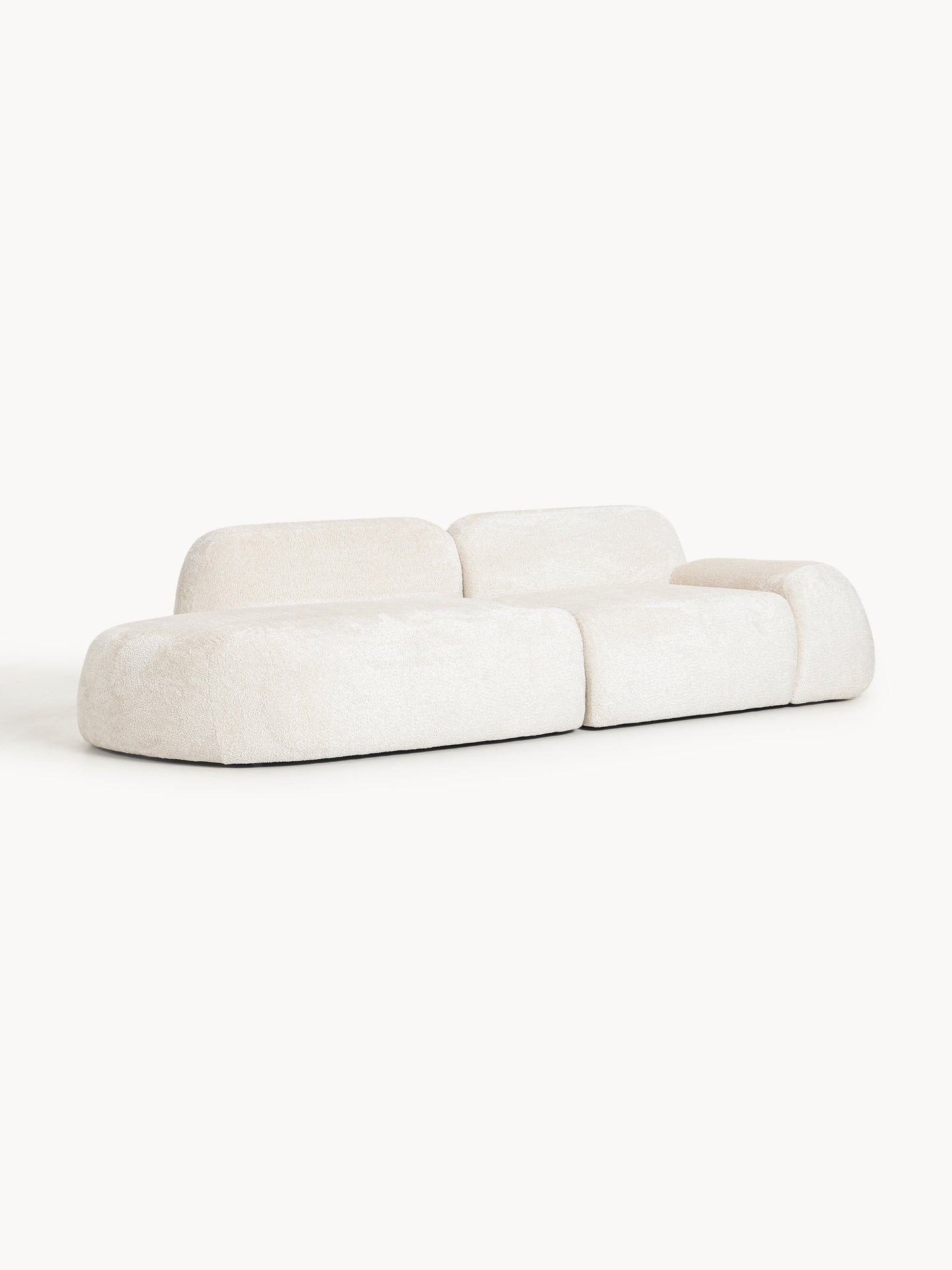 Wolka Teddy Bouclé Modular Chaise (3-Seater)