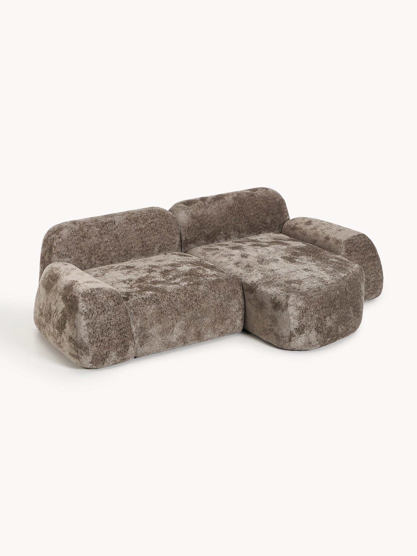 Wolka Teddy Bouclé Modular Corner Sofa (3-Seater)