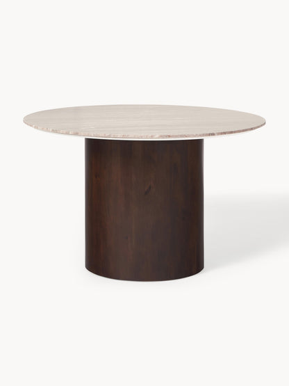 Abbey Round Marble Dining Table, Ø 120 cm