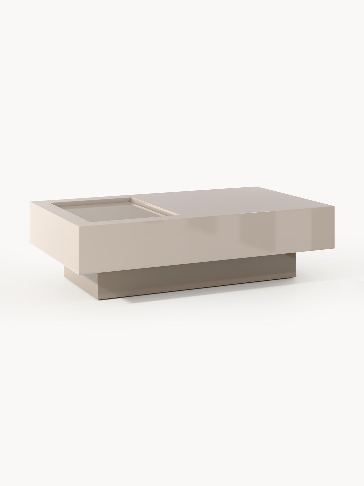 Alessia Coffee Table with Storage, W 120 cm