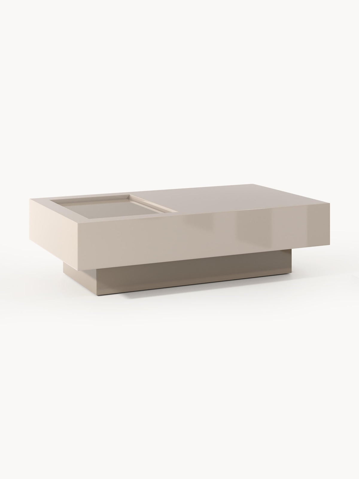Alessia Coffee Table with Storage, W 120 cm