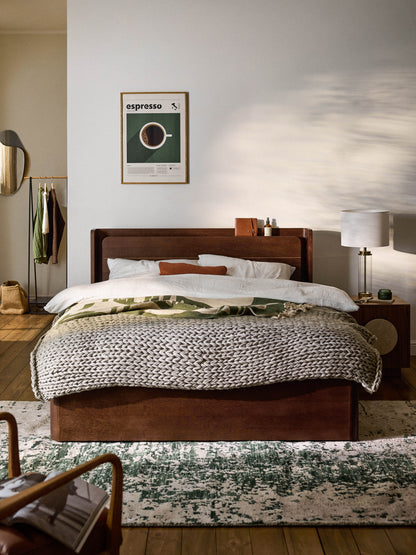 Allon Wooden Bed with Drawers