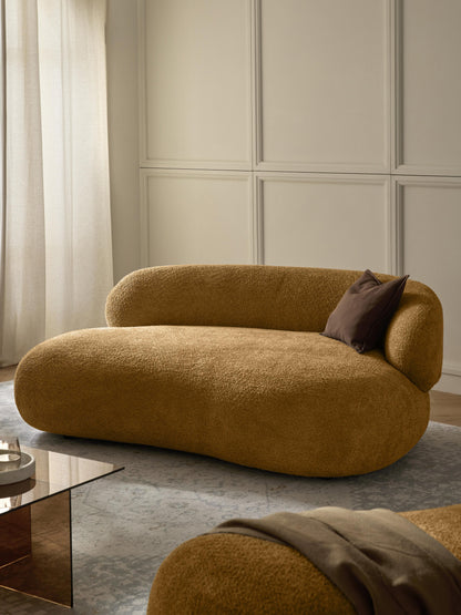 Alva 2-Seater Sofa in Teddy Bouclé