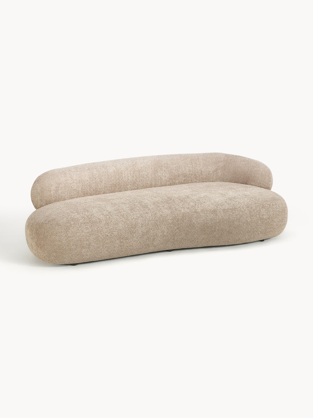 Alva 3-Seater Sofa in Teddy Bouclé