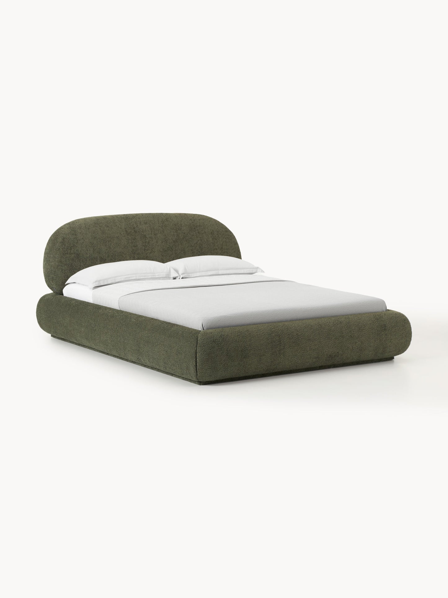 Alva Teddy Bouclé Upholstered Bed