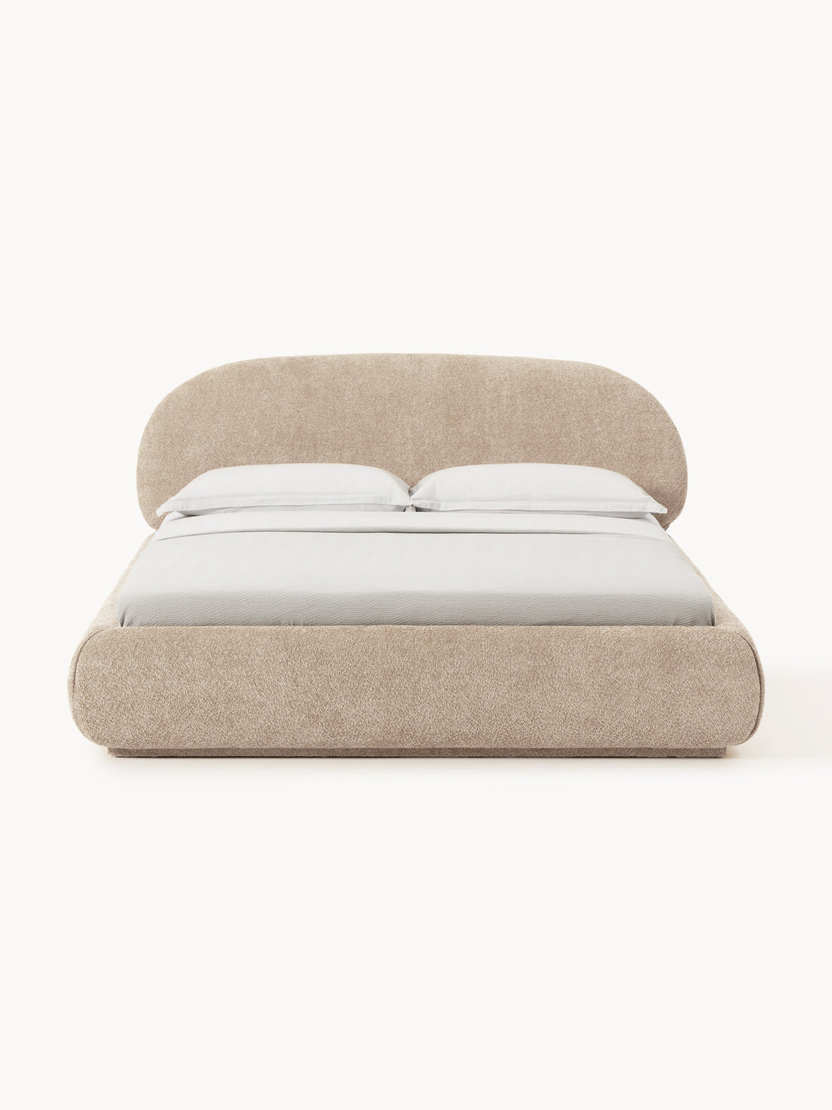 Alva Teddy Bouclé Upholstered Bed