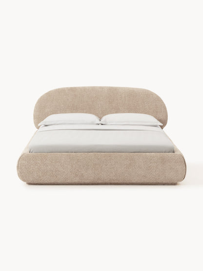 Alva Teddy Bouclé Upholstered Bed