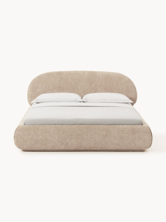 Alva Teddy Bouclé Upholstered Bed