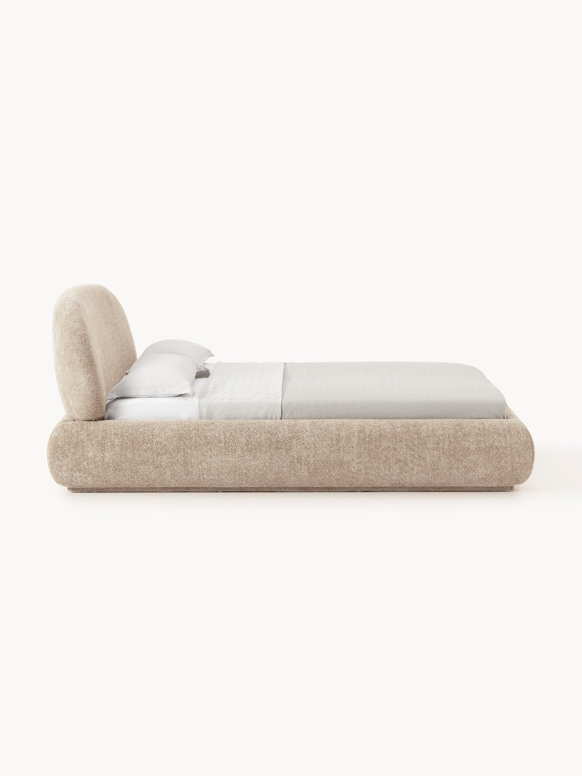 Alva Teddy Bouclé Upholstered Bed