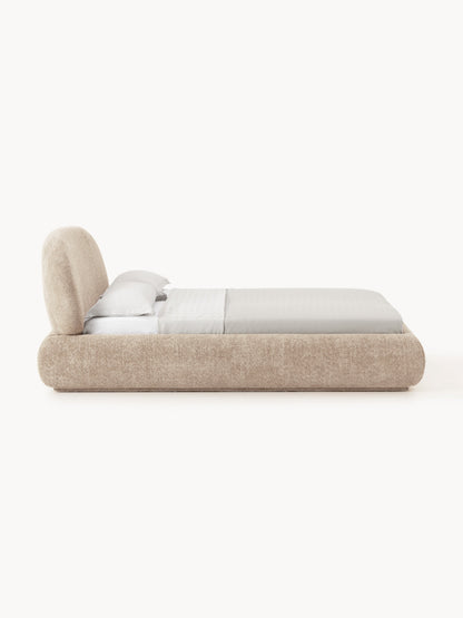 Alva Teddy Bouclé Upholstered Bed