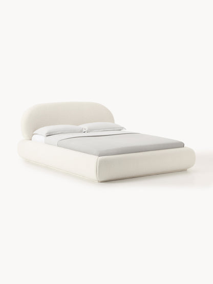 Alva Upholstered Storage Bed in Teddy