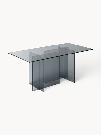 Anouke Dining Table in Glass, 180 x 90 cm