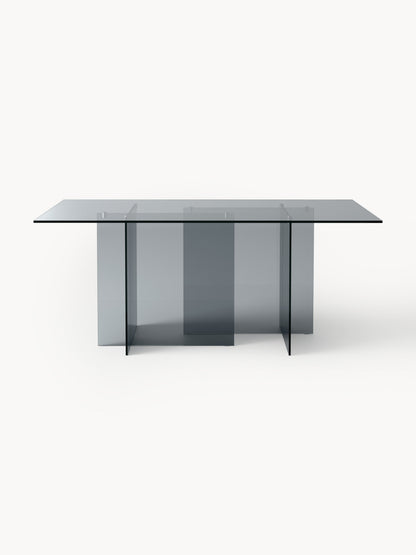 Anouke Dining Table in Glass, 180 x 90 cm