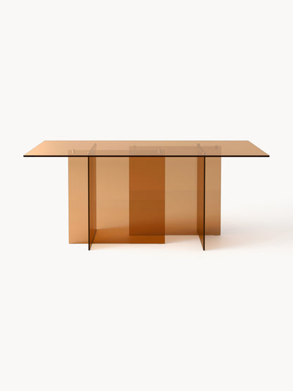 Anouke Dining Table in Glass, 180 x 90 cm