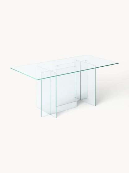 Anouke Dining Table in Glass, 180 x 90 cm