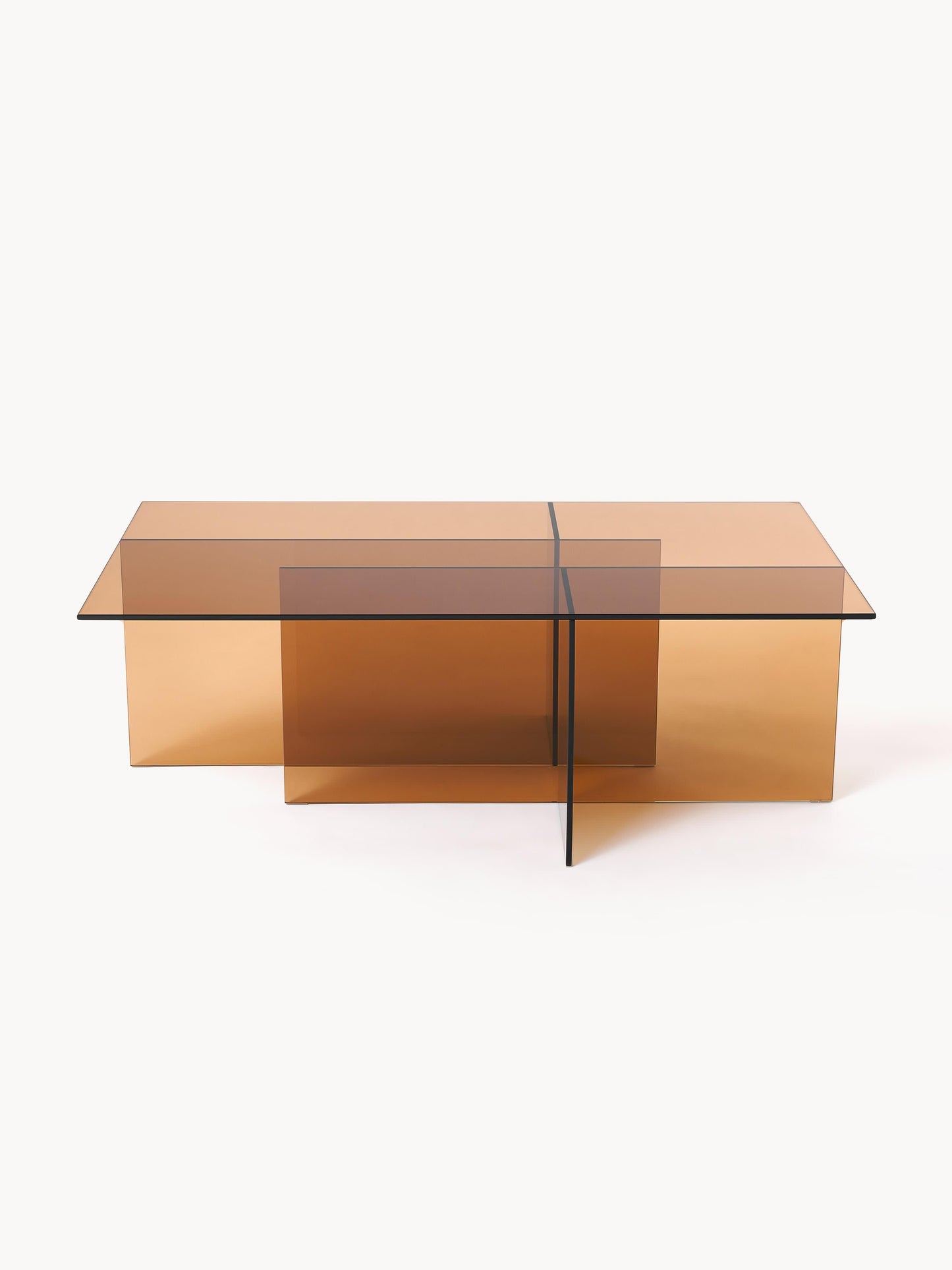 Anouke Glass Coffee Table, W 102 cm