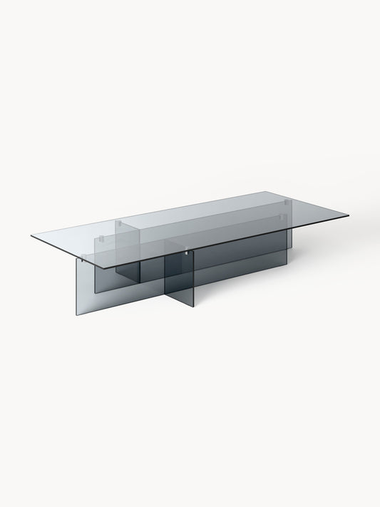 Anouke Large Glass Coffee Table, W 160 cm