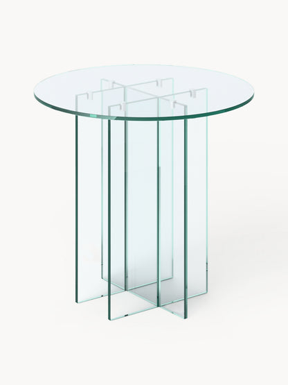 Anouke Round Dining Table in Glass, in Various Sizes