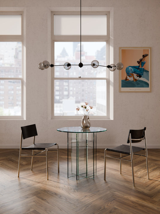 Anouke Round Dining Table in Glass, in Various Sizes