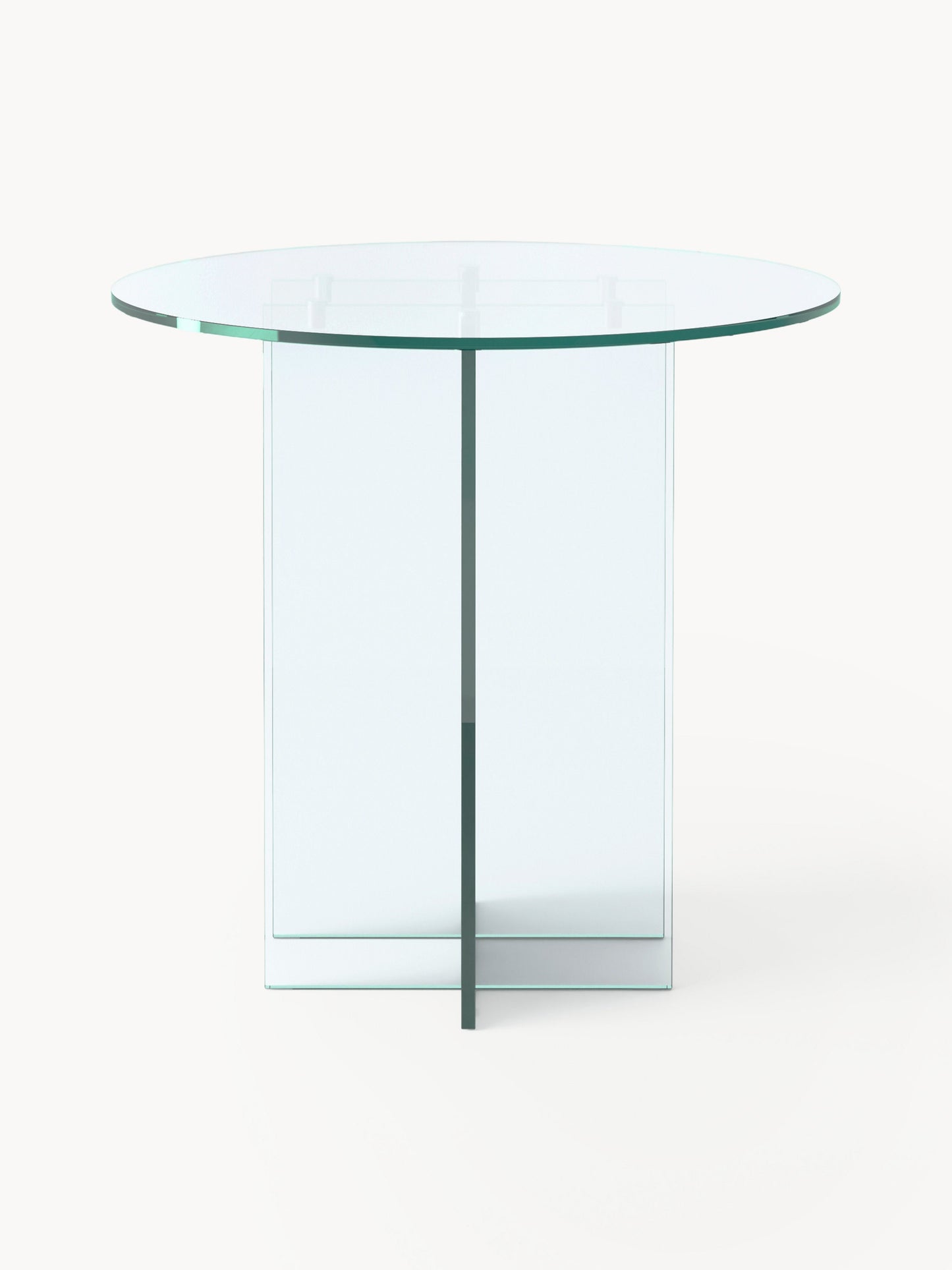 Anouke Round Dining Table in Glass, in Various Sizes