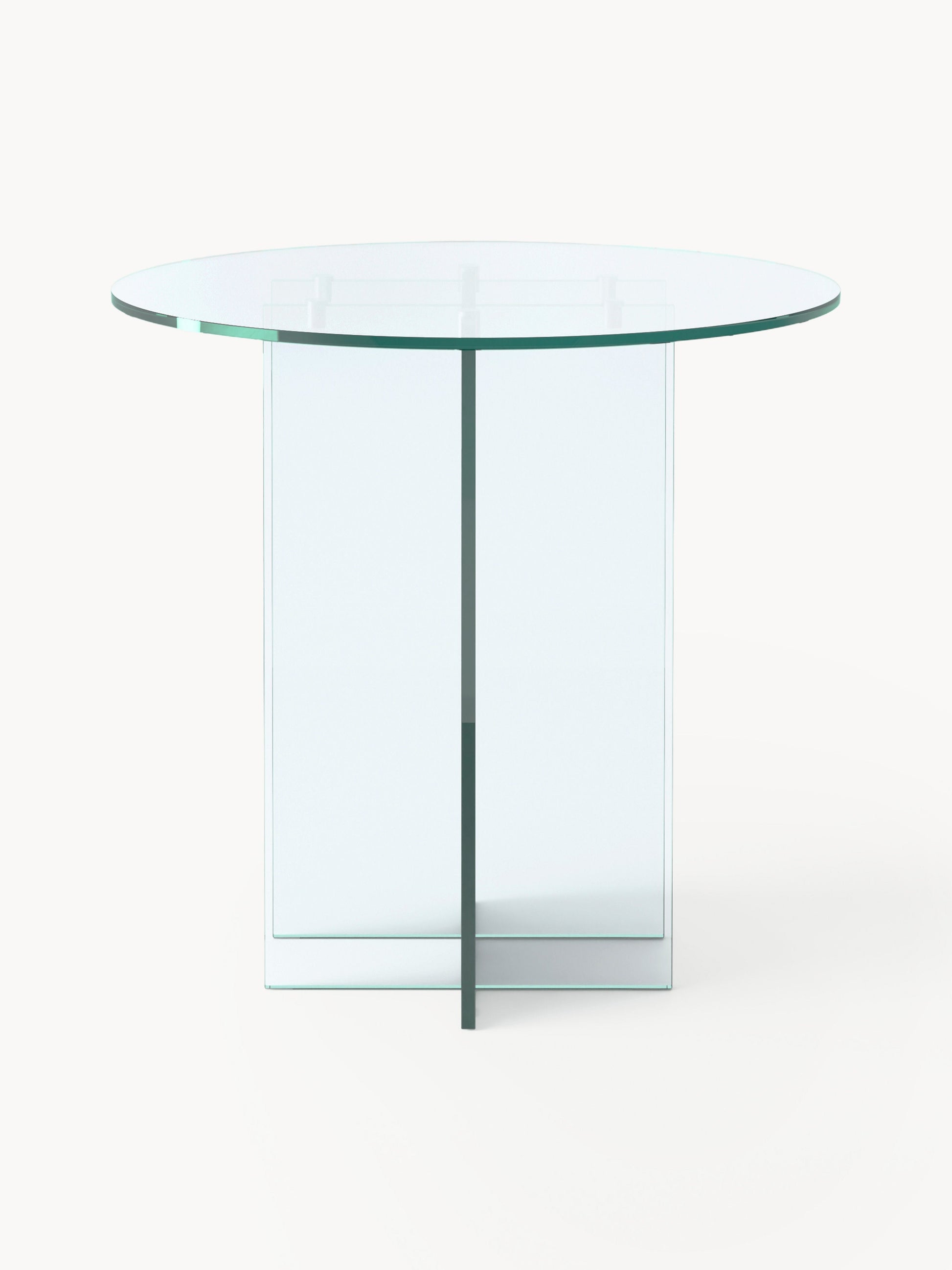 Anouke Round Dining Table in Glass, in Various Sizes